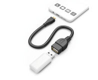 Hama KABEL OTG USB-USB 0.15M HAMA czarny # - 1457230 - zdjęcie 3